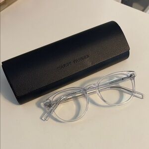 Warby Parker Clear Glasses with Case kid children’s Percey